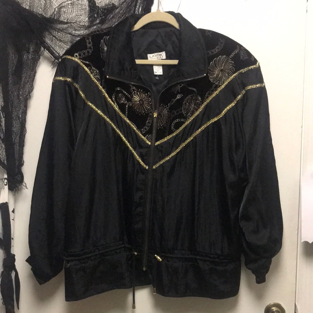 LAVON Vintage embroidered jacket size L